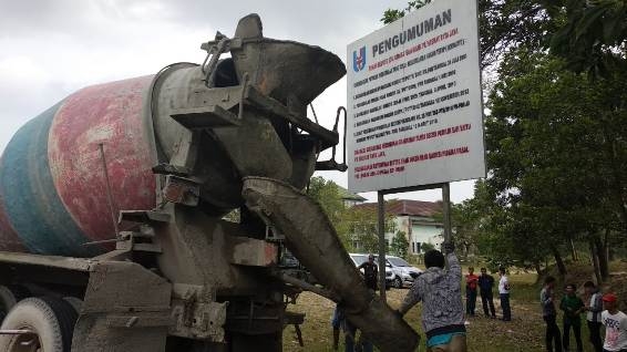 PT HTJ Eksekusi 17 Hektar Lahan di FK Unri