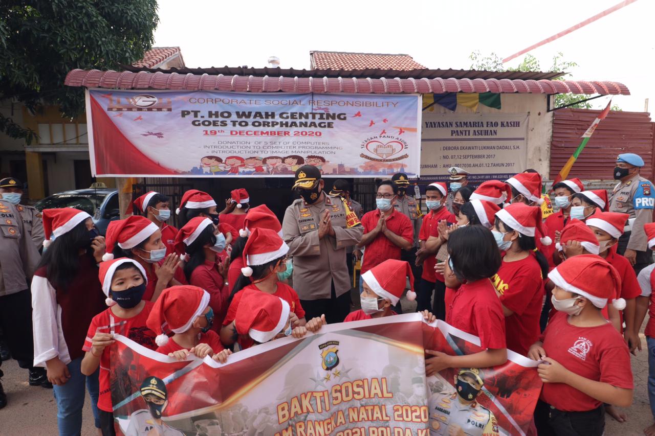 Bhakti Sosial Polda Kepri Dalam Rangka Natal Tahun 2020
