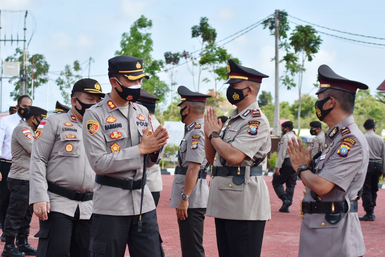 Kapolres Bintan Pimpin Sertijab Sejumlah PJU di Polres Bintan