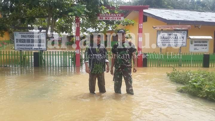 Dari 14 Desa di KHS, 11 Desa Terendam Banjir