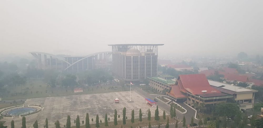 28.696 Warga Riau Terpapar ISPA Akibat Kabut Aspa