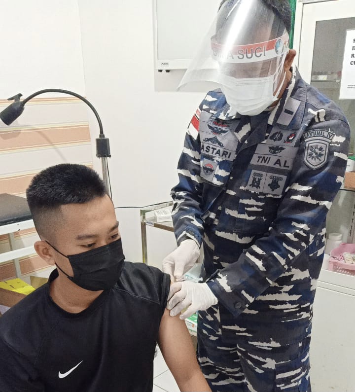 Lanal Ranai Dipercaya Tempat Pelaksanaan Vaksinasi Covid di Natuna