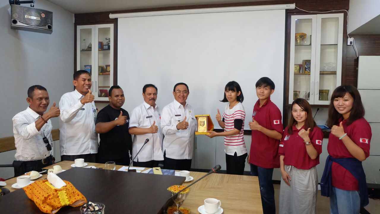 Bupati Inhil Sambut Gembira Kedatangan Mahasiswa Kobe University, Jepang      