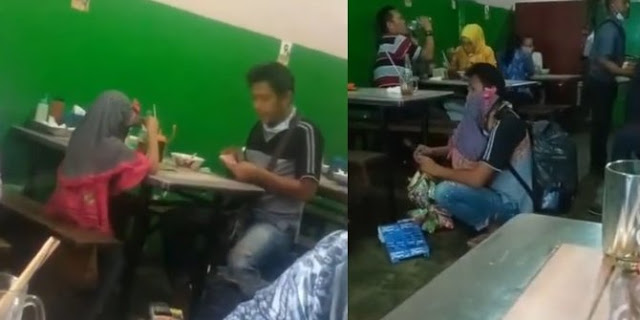 Beginilah Perjuangan Seorang Ayah, Gendong Putri Kecilnya Sambil Jualan