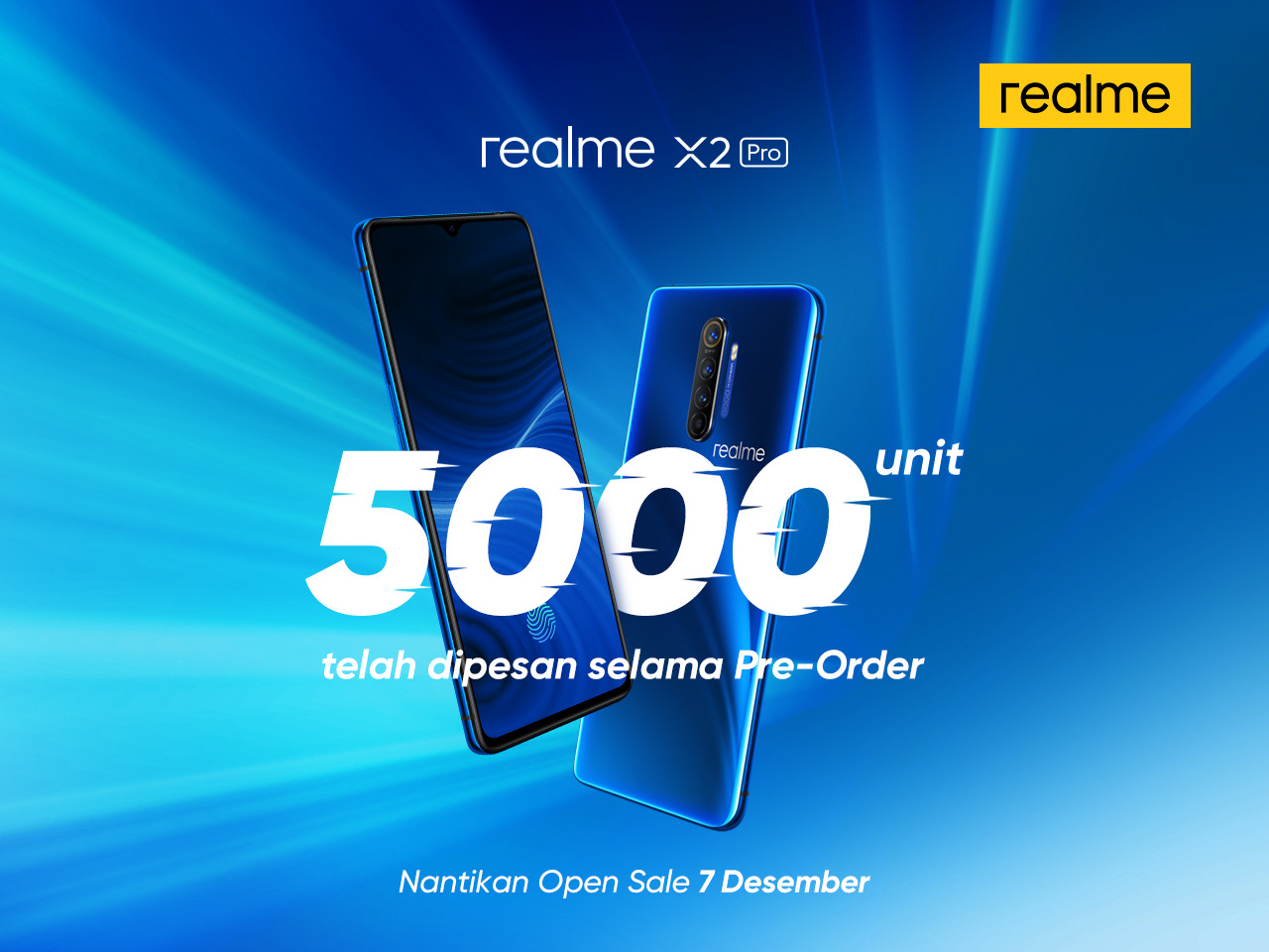 Realme 5s Laku 2.000 Unit dan Realme X2 Pro Dipesan 5.000 Unit