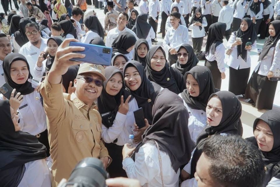 Lantik 1156 PPPK, Wabup Rohil : Jangan Sampai  Terlilit Utang Demi Gaya