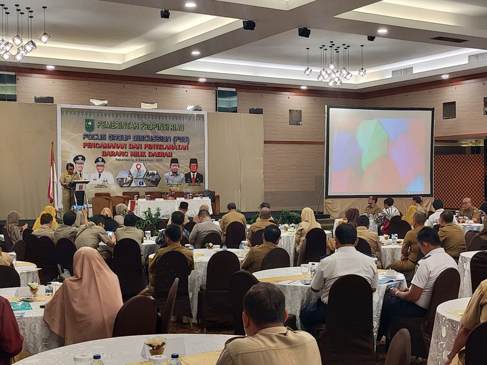 Sekdaprov Riau Buka FGD Pengamanan & Penyelamatan Barang Milik Daerah