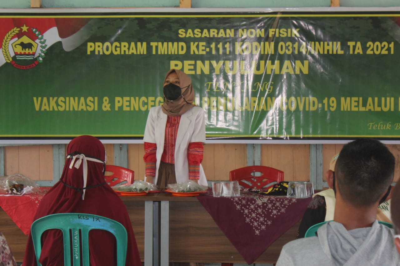 Satgas TMMD Gelar Penyuluhan dan Sunatan Masal