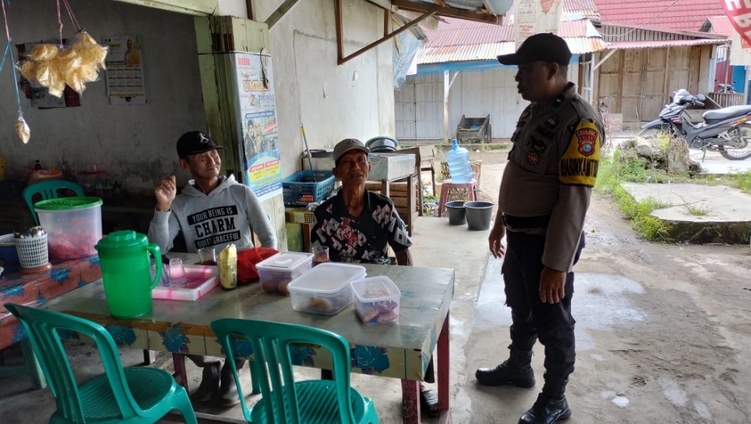 Ciptakan Pemilu Damai, Polsek Tempuling Gelar Cooling Syatem di Kelurahan Sungai Salak
