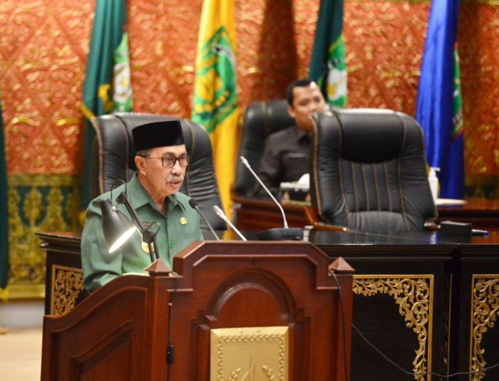 APBD P Riau 2021 Resmi Disahkan, Gubri Syamsuar Ucapkan Terimakasih kepada DPRD Riau dan TAPD