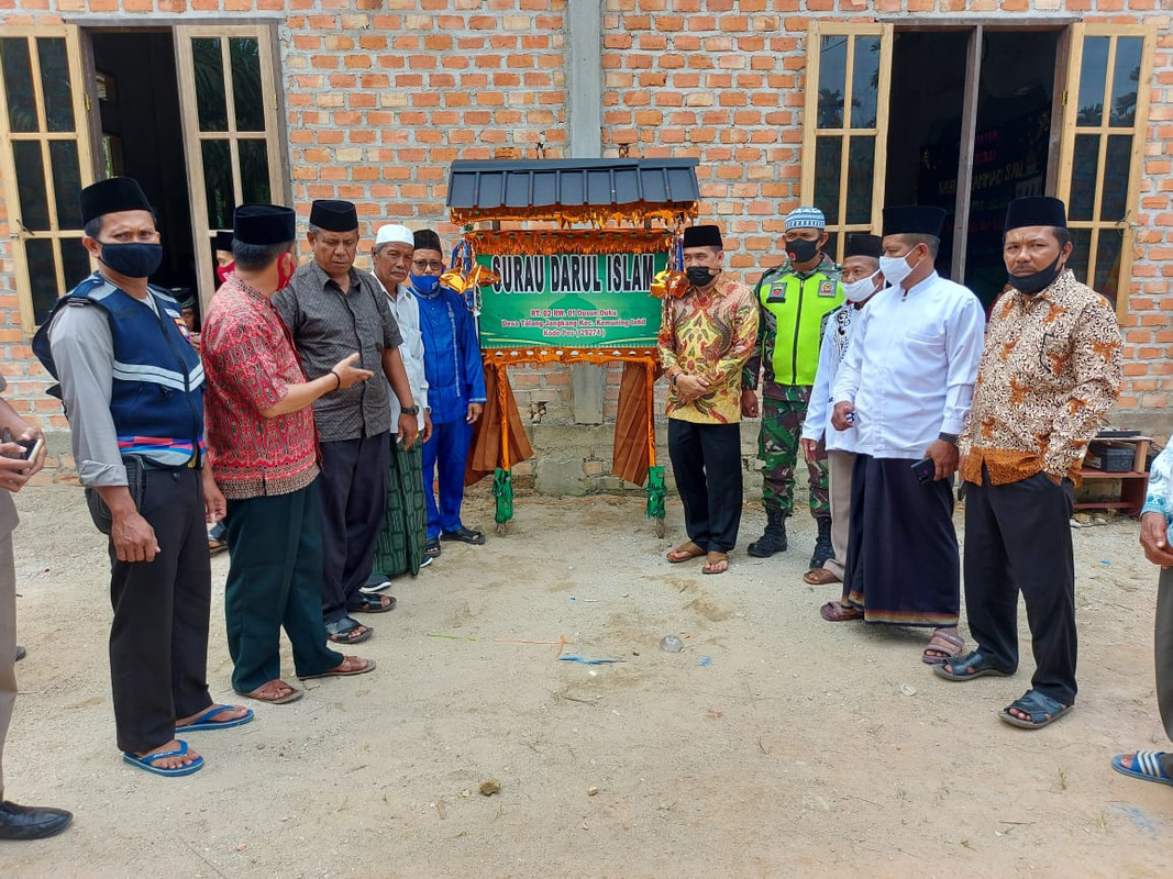 Ketua DPRD Inhil Resmikan Surau Darul Islam di Kecamatan Kemuning