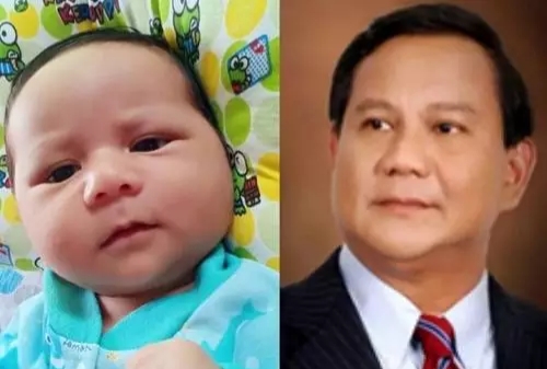 Bayi Mirip Prabowo Viral di Medsos, Netizen: Semoga Jadi Presiden