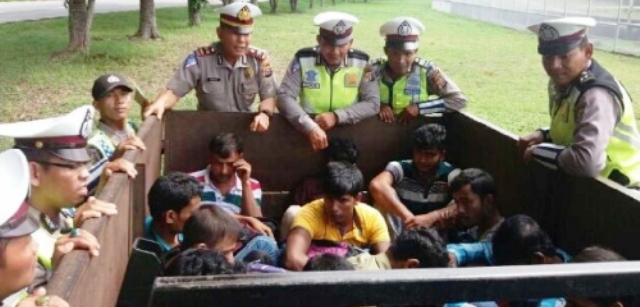 Diduga Hendak ke Malaysia, 26 WNA Ilegal Asal Bangladesh Diamankan Polres Dumai