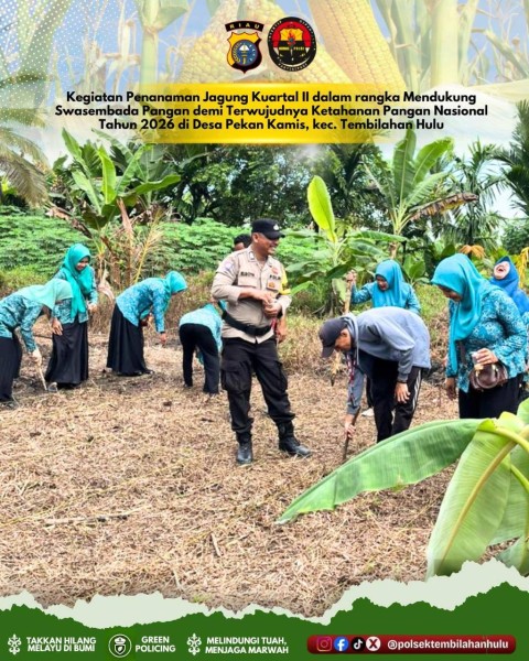 Lahan Warga di Pekan Kamis Disiapkan Jadi Sentra Produksi Jagung