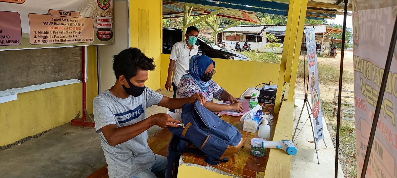 Pelayanan Perdana SKCK Keliling (GO SKCK) Oleh Sat Intelkam Polres Bintan