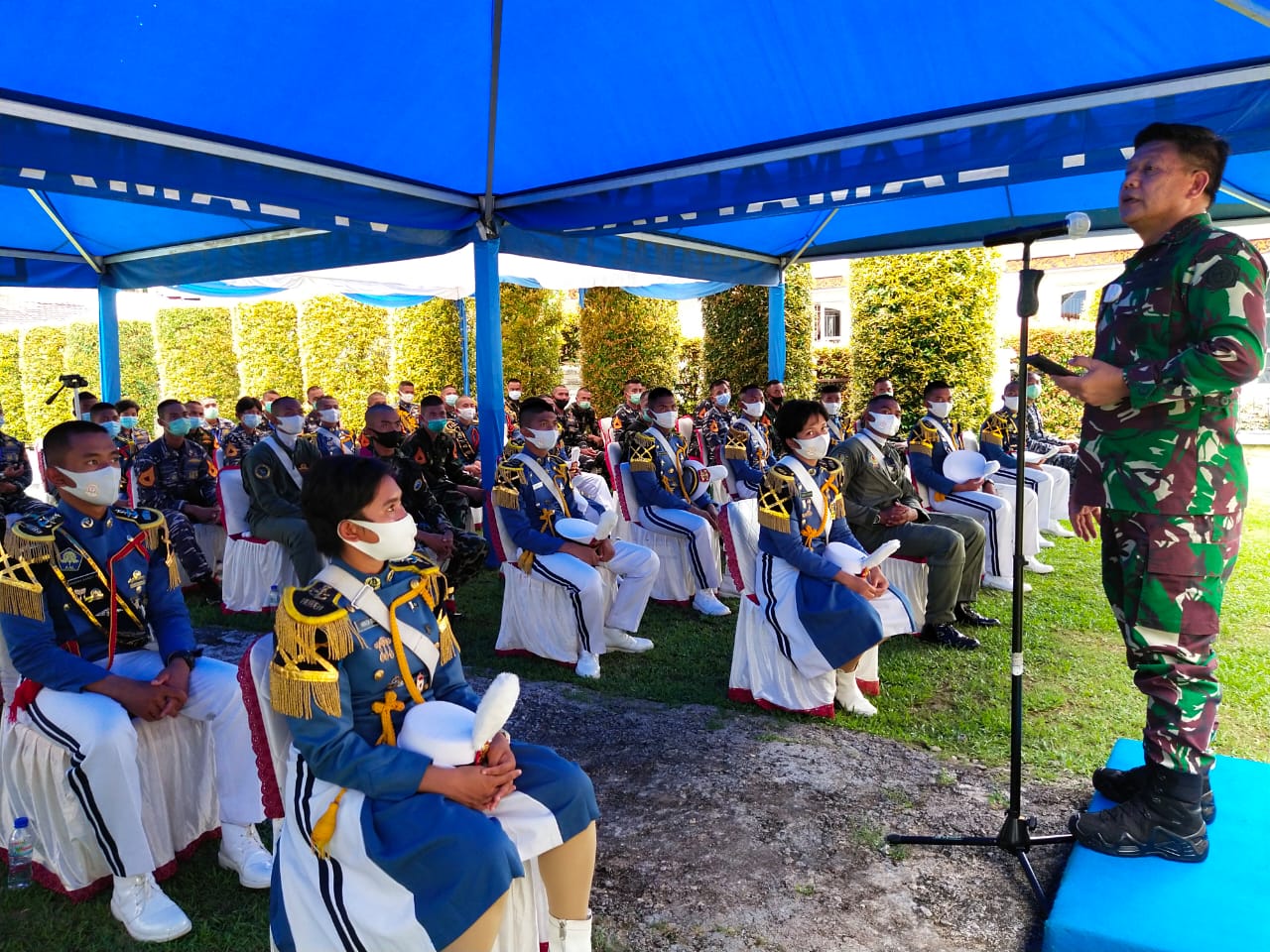 Pangkogabwilhan I Berikan Pembekalan KJK Taruna AAL Angkatan LXVII di Tanjungpinang