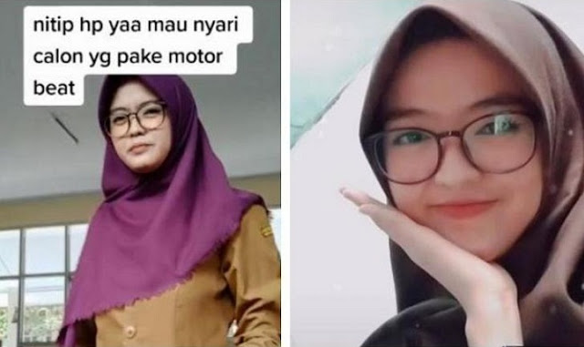 Si Cantik Ini Cari Pasangan Pengguna Honda BeAT, Netizen: Kenapa harus BeAT...