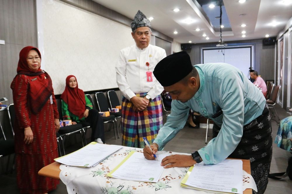 Diskominfotik Riau Gelar Sertijab Pejabat Eselon III dan IV