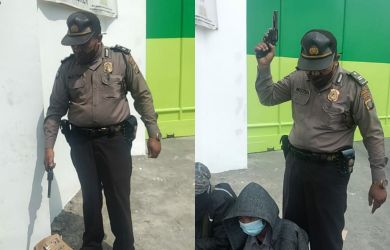 Aksi Koboinya ke Buruh Viral, Iptu Mustofa Minta Maaf