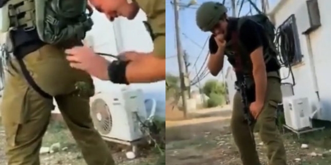 Tentara Israel Nangis Kesakitan Tertusuk Duri Kaktus