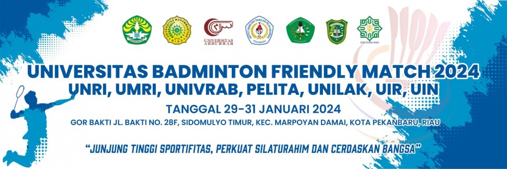 Begini Hebohnya Turnamen Badminton Antar Perguruan Tinggi di Riau
