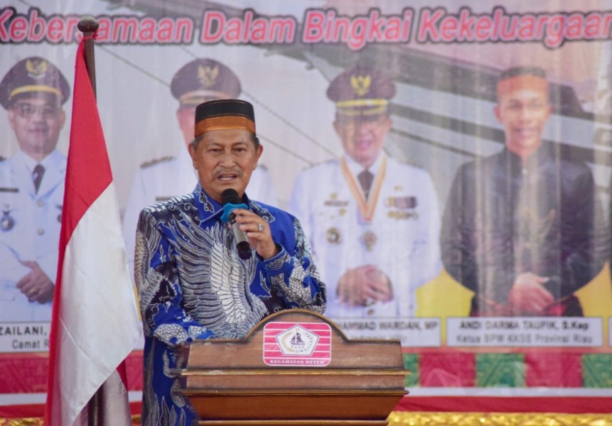 Wabup H Syamsuddin Uti Hadiri Pelantikan BPC KKSS Reteh Priode 2023-2028