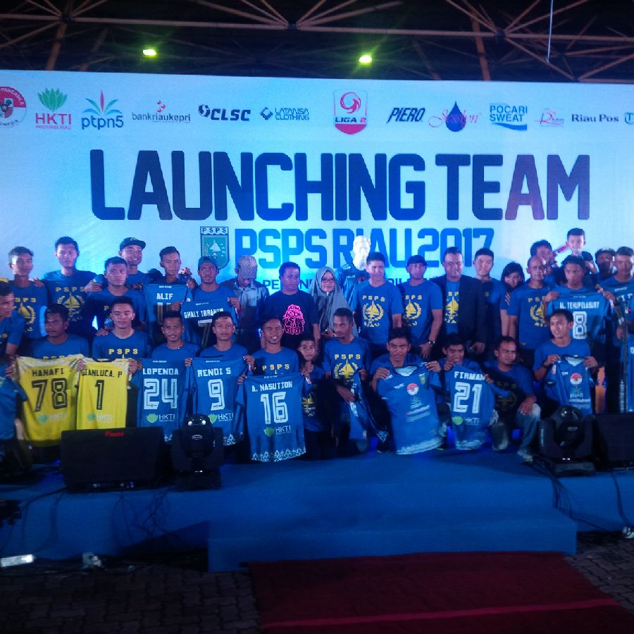 PSPS Pekanbaru Luncurkan Skuad Resmi Liga 2 Indonesia