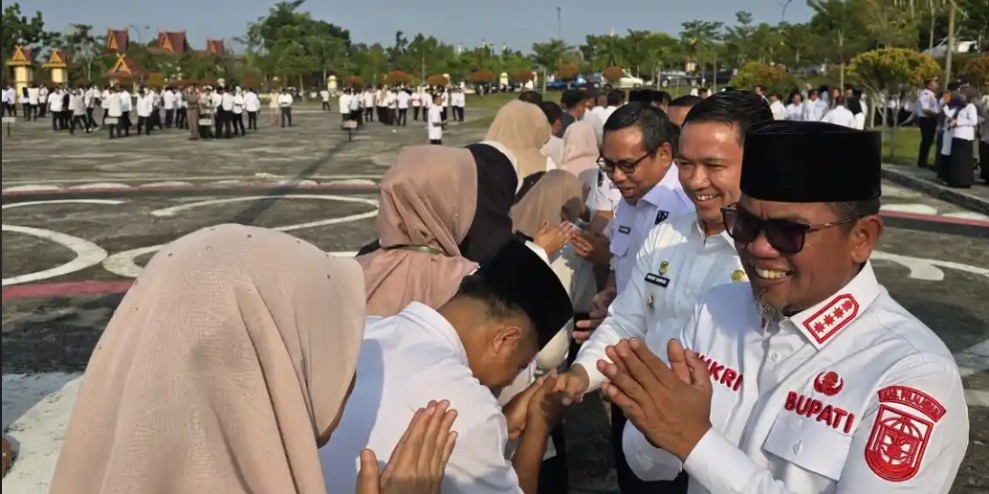 Halal bihalal Pasca Lebaran, Bupati Zukri Ajak ASN Perkuat Komitmen Pelayanan Publik