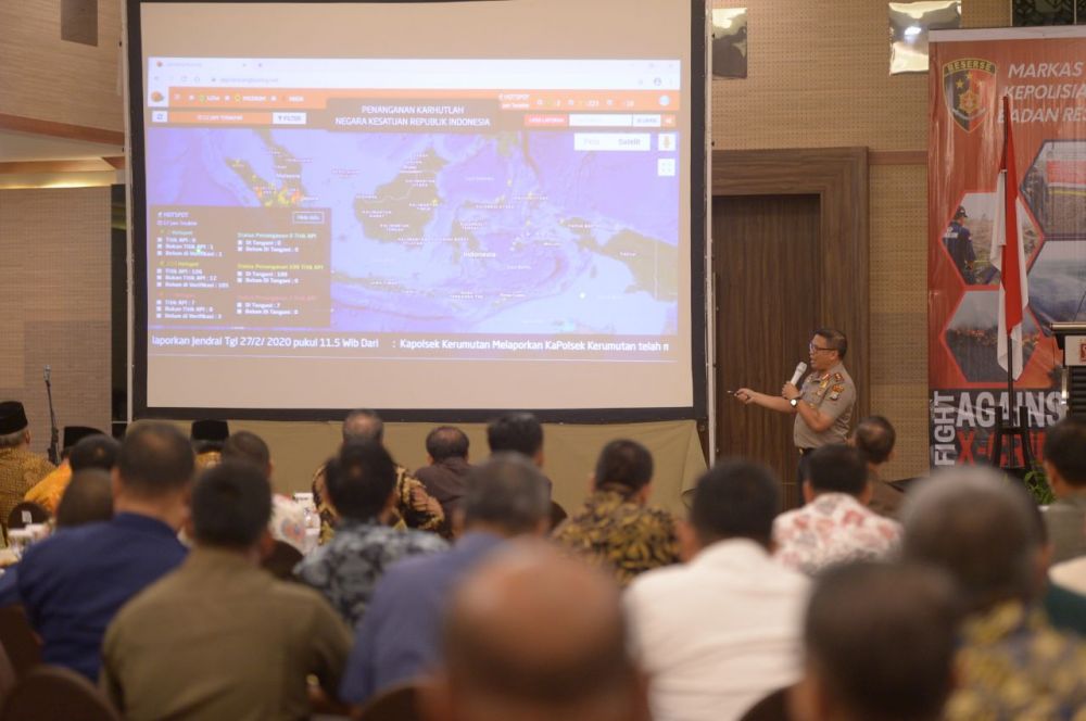 Polda Riau Tetapkan 34 Tersangka Kasus Karhutla