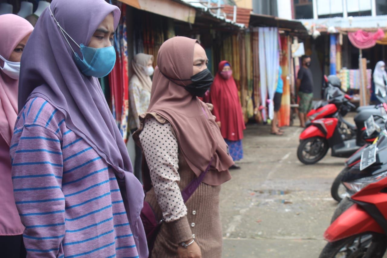 Detik-detik Proklamasi, Suasana di Pasar Tradisional Air Mancur Kota Tembilahan Berubah