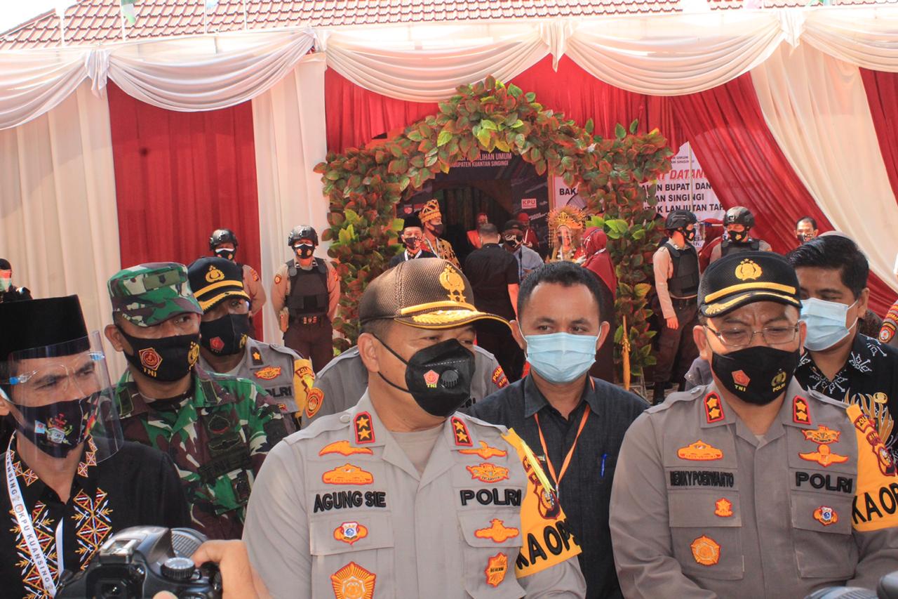 Persiapan Supervisi Pilkada, Kapolda Riau Kunjungi KPUD Dan Mapolres Kuansing