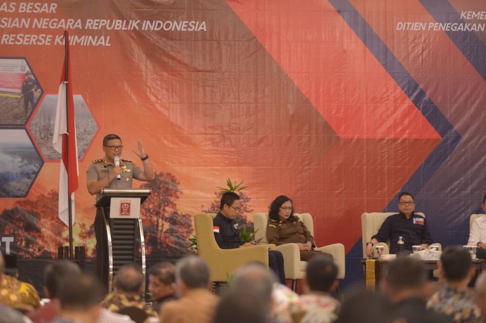 Atasi Karhutla, Polda Riau Kirim 50 Personel Brimob Ke Pulau Rangsang