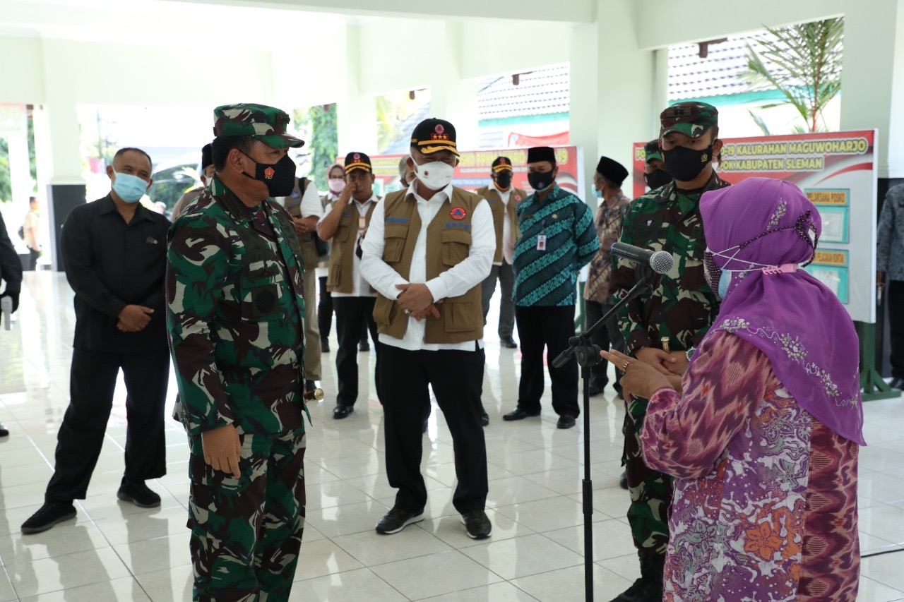 Panglima TNI Pastikan Kesiapan Tenaga Tracer Covid-19 di Yogyakarta