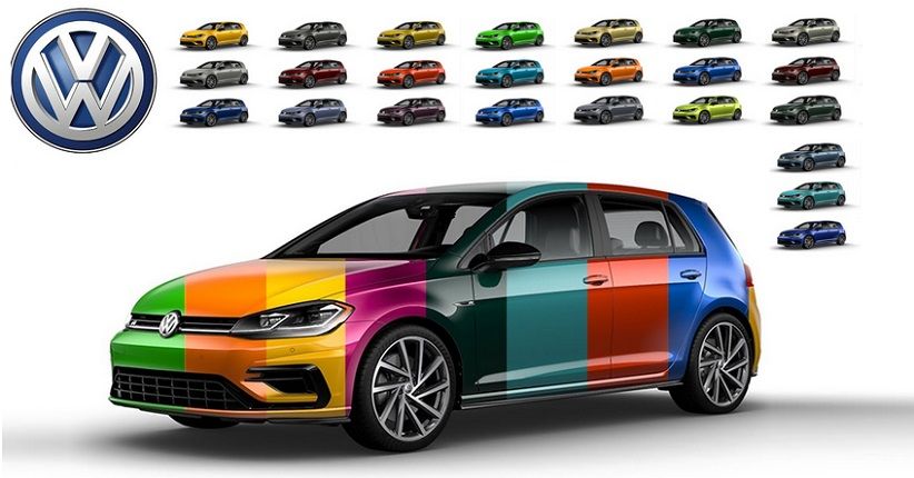 Volkswagen Jadi Produsen Mobil dengan Warna Terbanyak