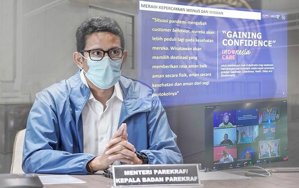 Pulihkan Pariwisata dan Ekonoi Kreatif, Sandiaga Uno Bertemu Menteri Kesehatan