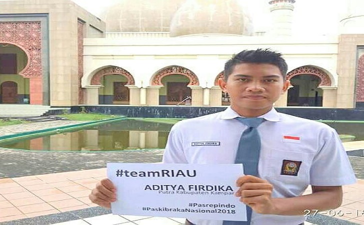 Aditya Firdika, Anak Riau yang Berpeluang Jadi Komandan Paskibra di Istana