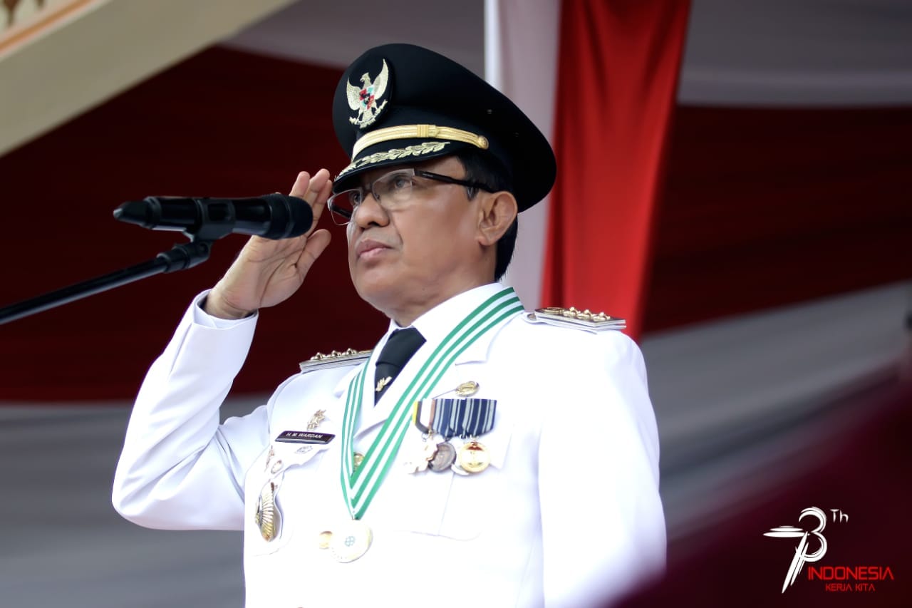 Bupati Inhil, HM Wardan Pinta Generasi Bangsa Kenang Jasa Pahlawan