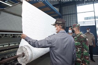 Bupati Inhil Hadiri Peresmian Pabrik PT. Matras Busabut Gemilang