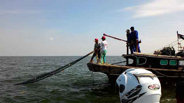 Gunakan Trawl, Polres Inhil Amankan Nelayan Asal Jambi