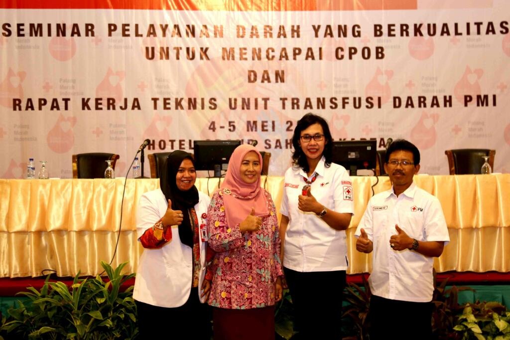 Ketua PMI Inhil Ikuti Seminar dan Rakernis UTD PMI di Jakarta