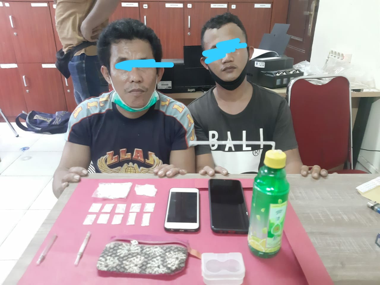 Polres Siak Amankan Dua Pelaku Pengguna Narkotika Di Sungai Apit