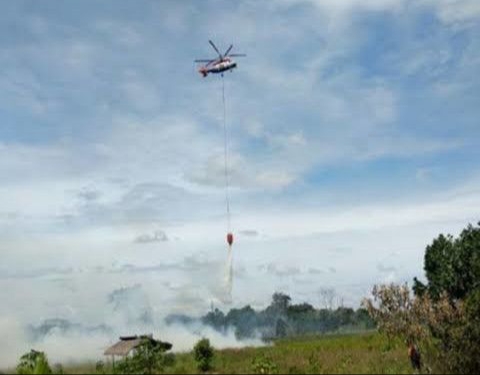 Tangani Kahutla, Tambahan Heli Diturunkan ke Riau