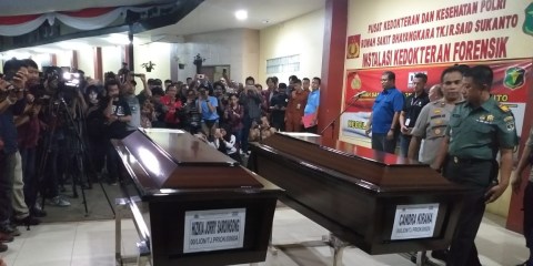 Jenazah Monni Belum Diambil Keluarga, Jasad Chandra Dibawa ke Sumsel