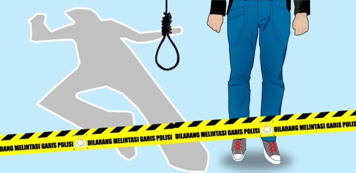 Putus Cinta, Dewa Gantung Diri Pakai Baju Adat dan Slayer Bali United