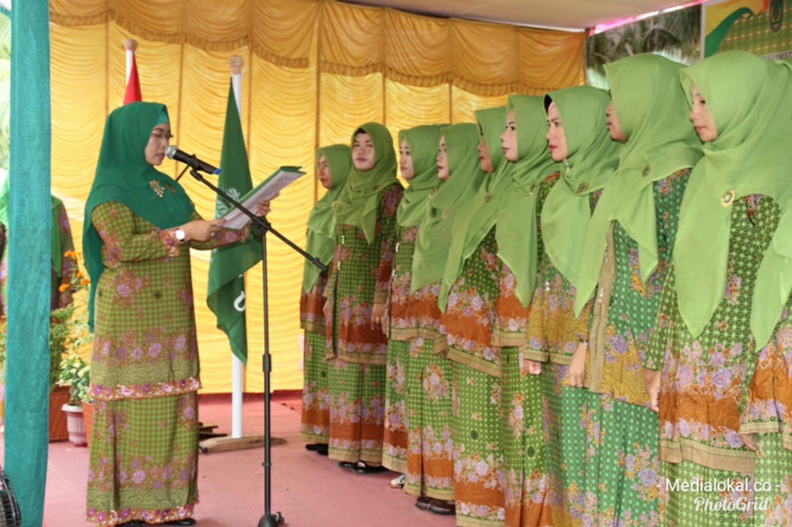 Pengurus PAC dan PR Muslimat NU se-Kecamatan Pelangiran Resmi Dilantik