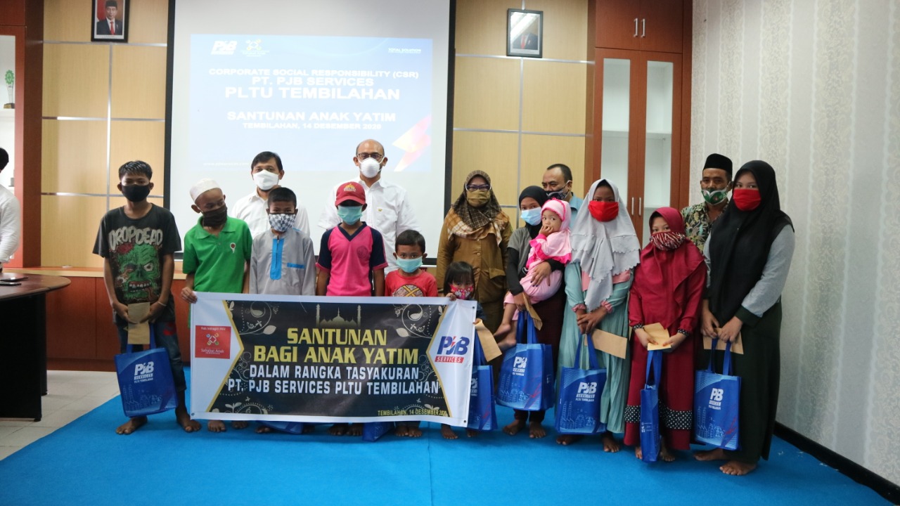 Implementasi CSR, PLTU Tembilahan Santuni Anak Yatim Piatu