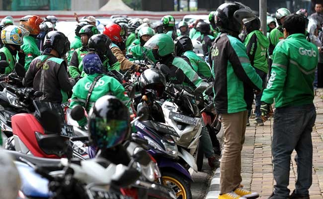 Pemberlakuan PSBB, Layanan GoRide di Hapus Sementara