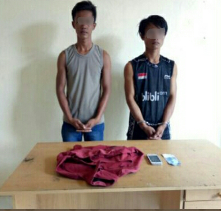 Berkat CCTV, Dua Pencuri di Inhil ini Berhasil Ditangkap