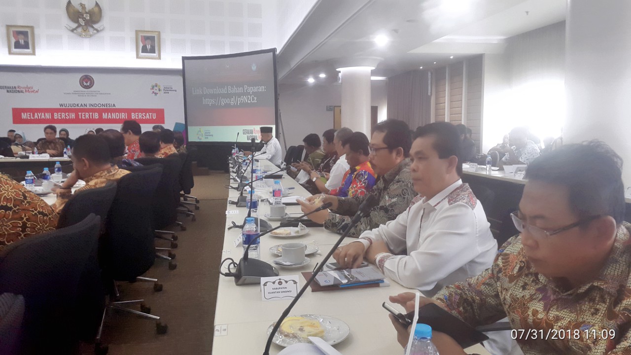 Sekda Dianto Mampinini Hadiri Rakornas Pemajuan Kebudayaan Tahap I Di Jakarta
