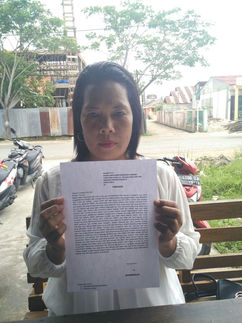 Mengaku Korban Penganiayaan, Warga Inhil Surati Jokowi Meminta Keadilan